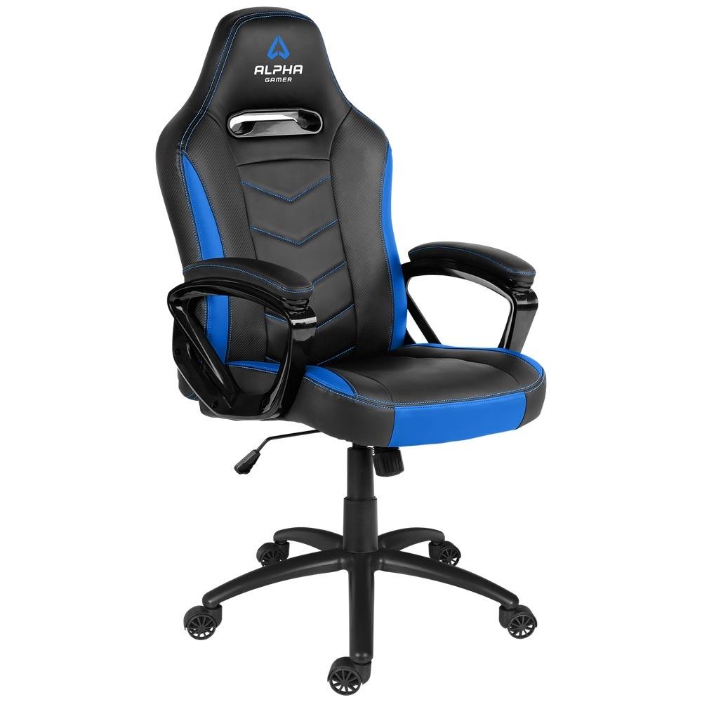 CADEIRA GAMER ALPHA GAMER KAPPA BLACK BLUE