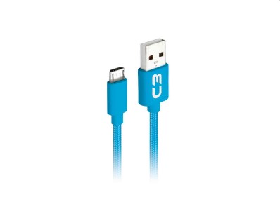 CABO DE DADOS USB  2.0 AM 1M AZUL CB-M11 BLX C3 PLUS