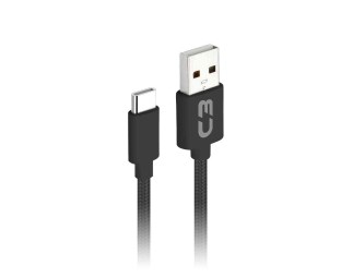 CABO DE DADOS USB TYPE-C 2.0 AM 1M PRETO CB-C11BKX C3 PLUS
