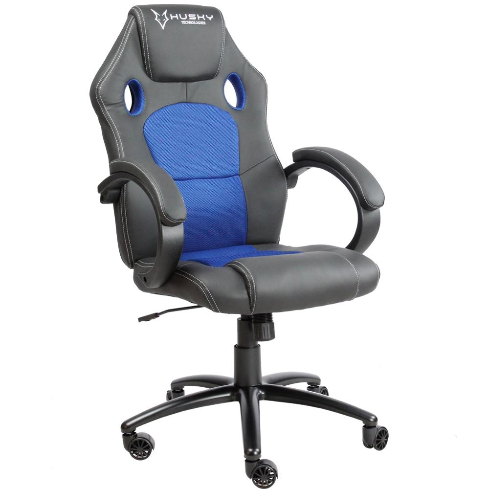 CADEIRA GAMER HUSKY SNOW BLACK/BLUE - HSN-BB