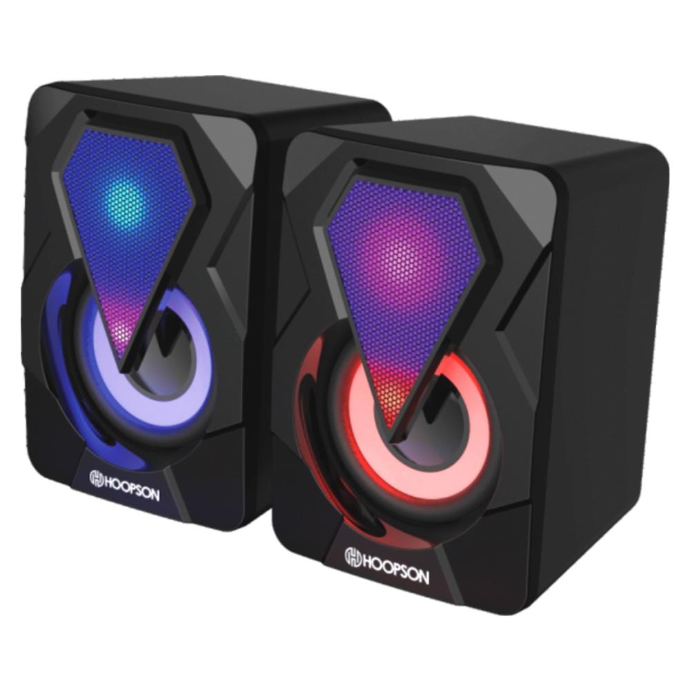 CX SOM HOOPSON 6W RMS  P2/USB PRETO RGB (CXPC-019 LED)