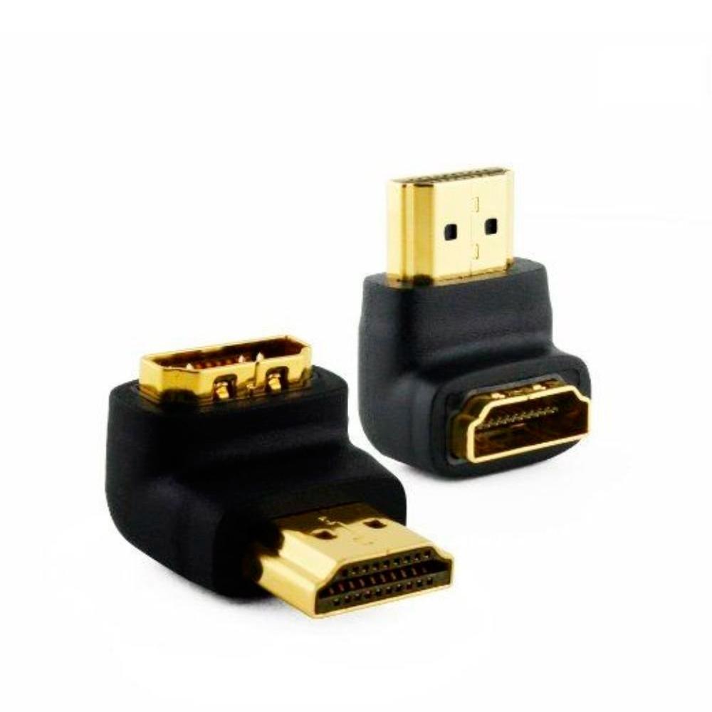 ADAPTADOR MD9 HDMI M X HDMI F 90 GRAUS FIXO 6277