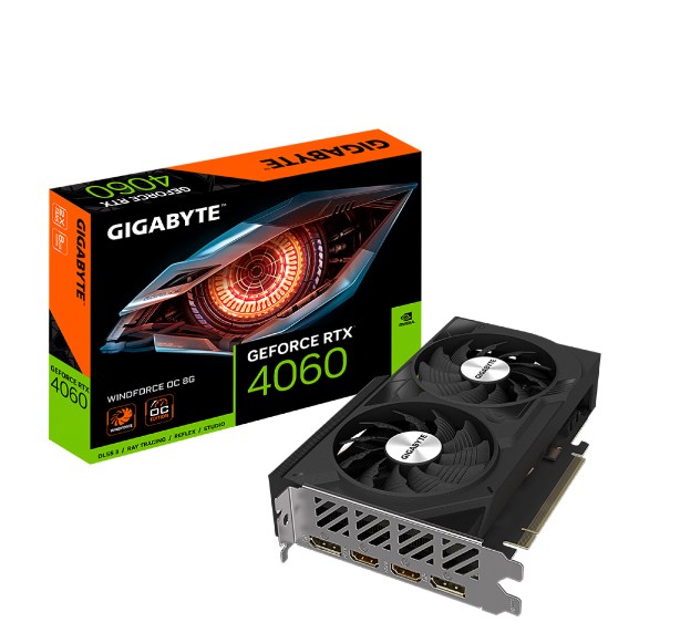 PLACA DE VIDEO RTX4060 8GB DDR  - GV-N4060WF2OC-8GD 