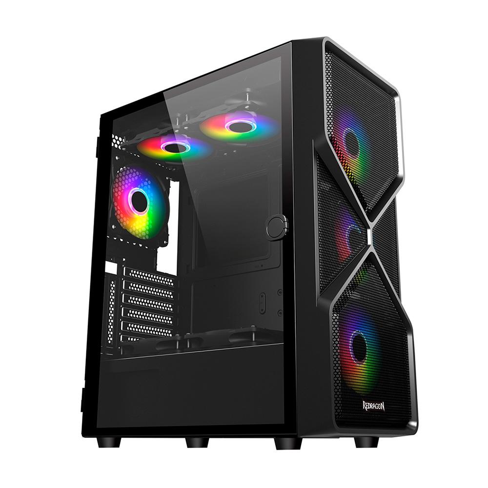 GABINETE GAMER REDRAGON SUPERION PTO