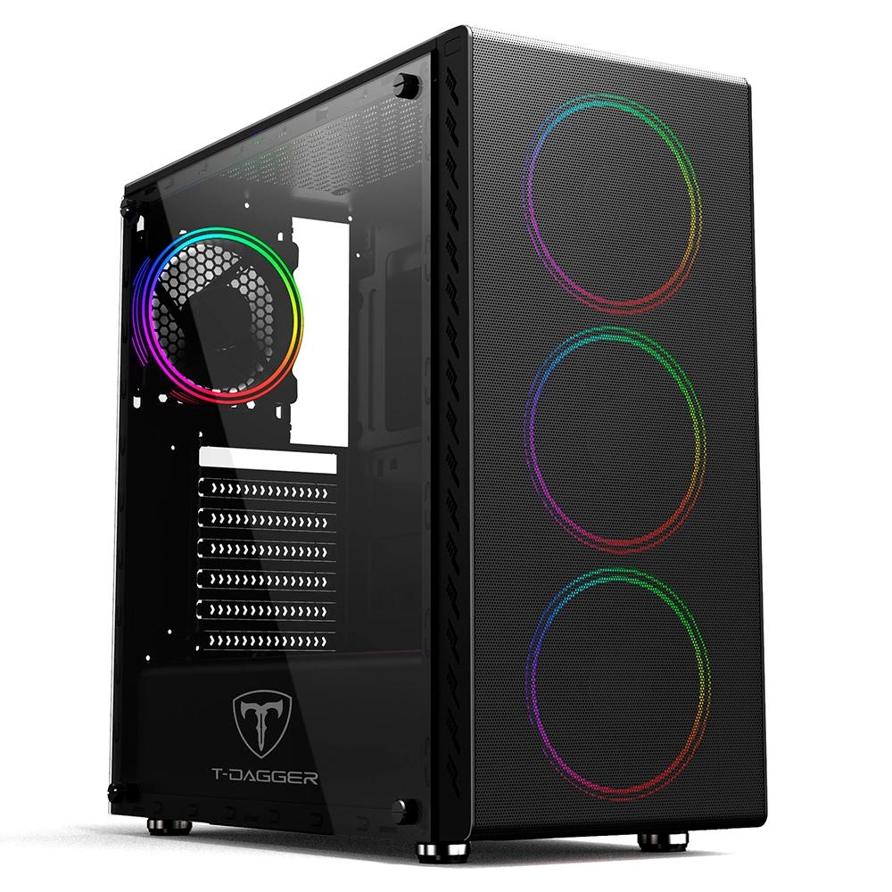 GABINETE GAMER TGC-G10B PRETO