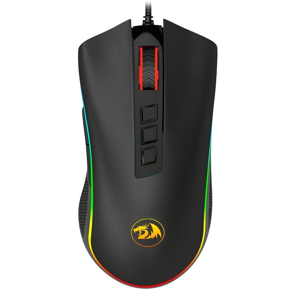 MOUSE GAMER COBRA RGB PTO