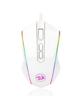 MOUSE REDRAGON MEMEANLION LUNAR WHITE RGB-M710W-RGB