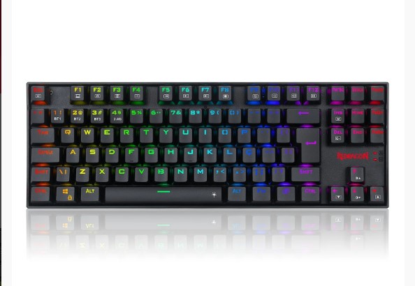 TECLADO MECANICO KUMARA PRO RGB WIRELESS E BLUETOOTH PRETO SWITCH BLUE