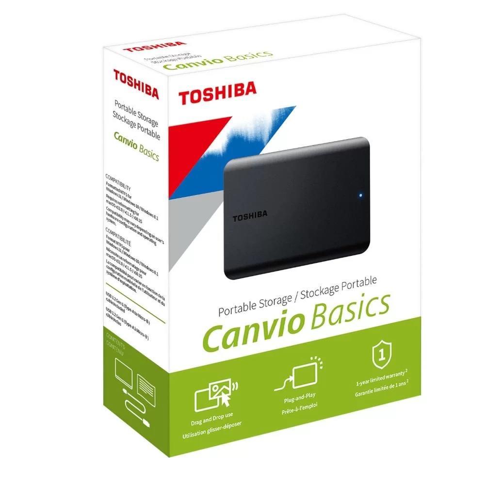 HD PORTATIL 2TB TOSHIBA CANVIO BASICS HDTB520XK3AA