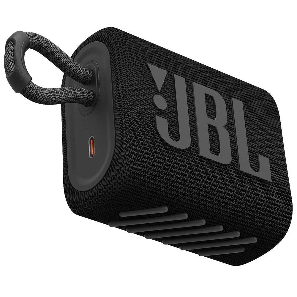 CAIXA BT JBL GO3 BLACK IPX7