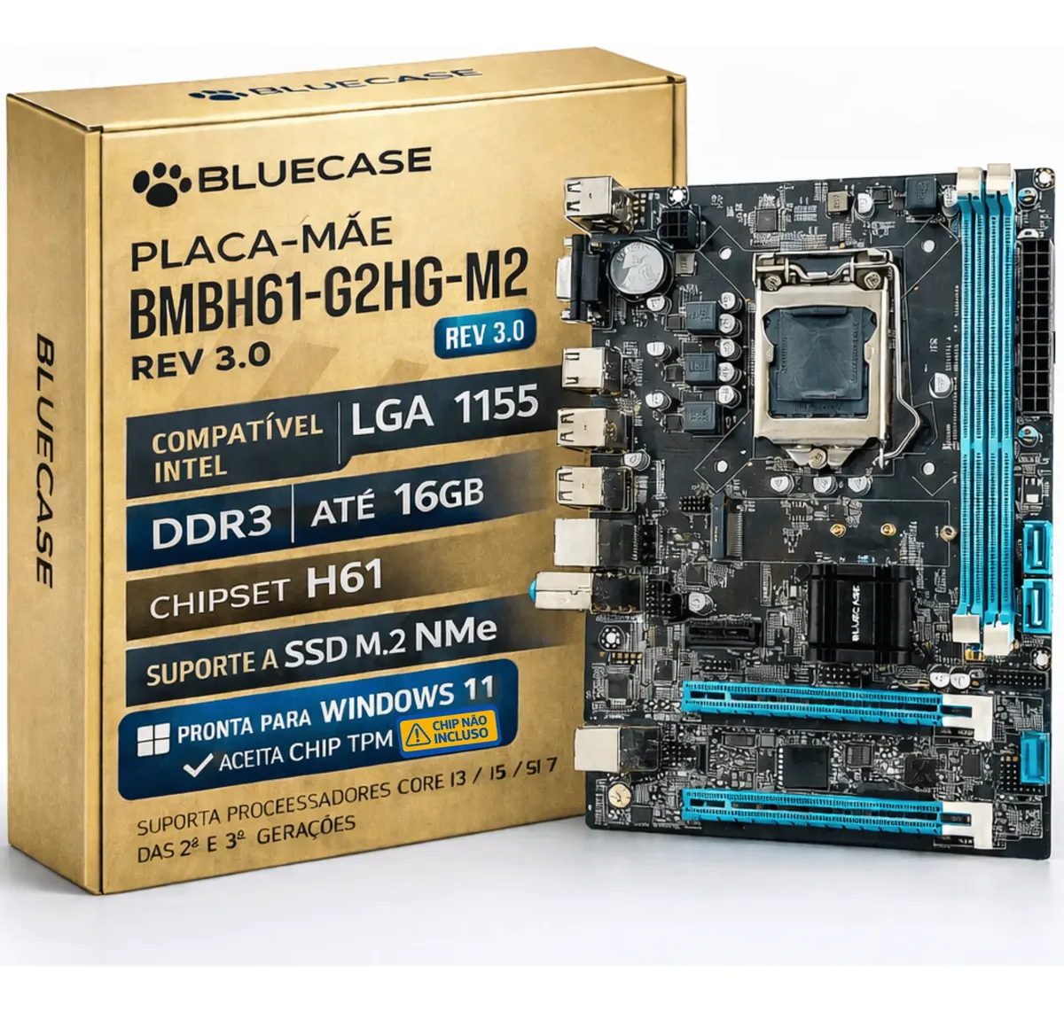 PLACA MÃE H510 BRAZILPC BPCH510OM.2-G