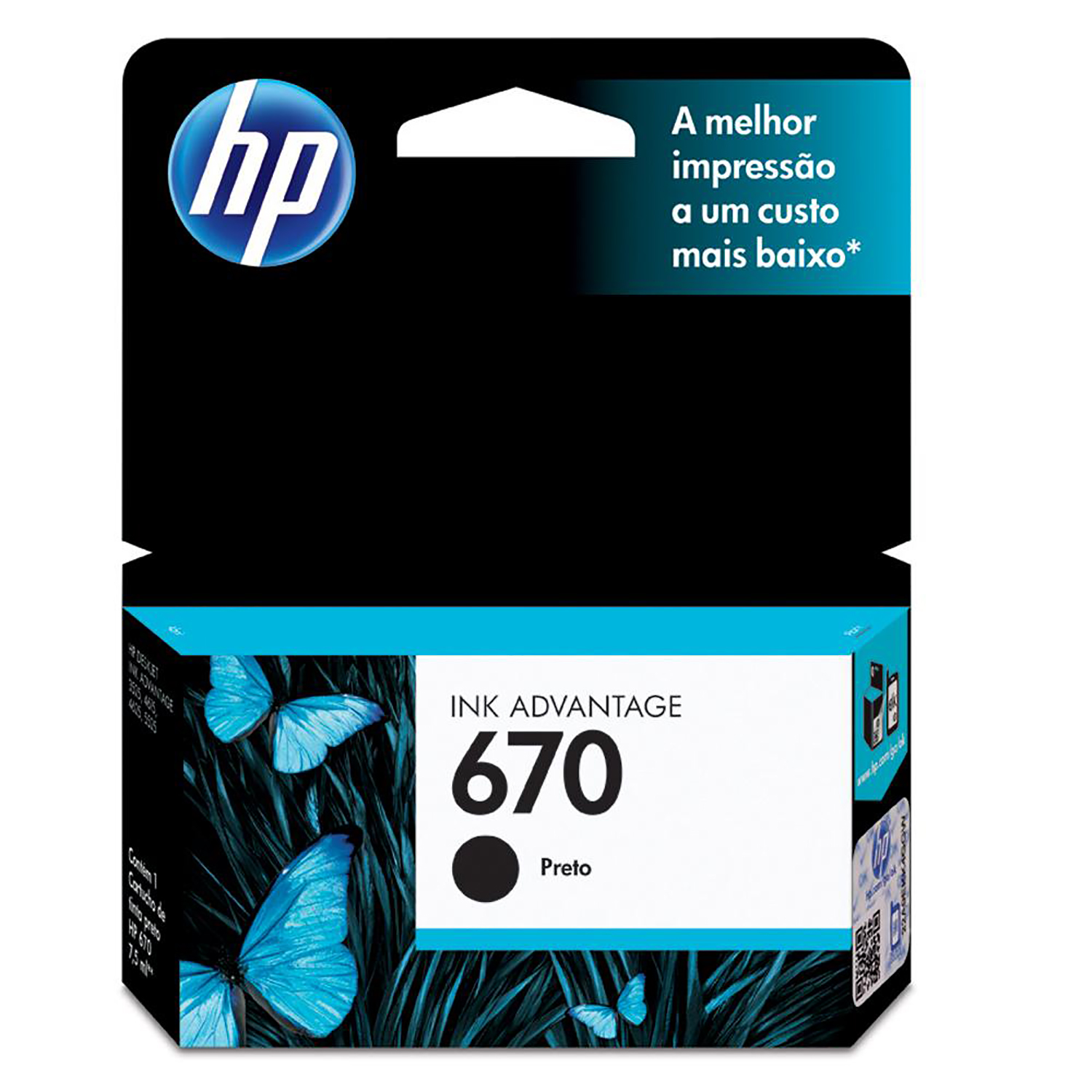 CARTUCHO HP CZ113AB PRETO 670 (7,5 ML)