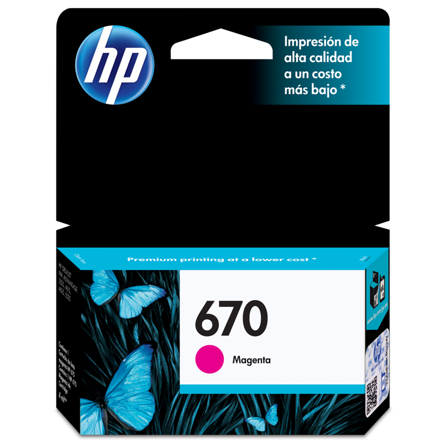 CARTUCHO HP CZ115AB MAGENTA 670 (4 ML)