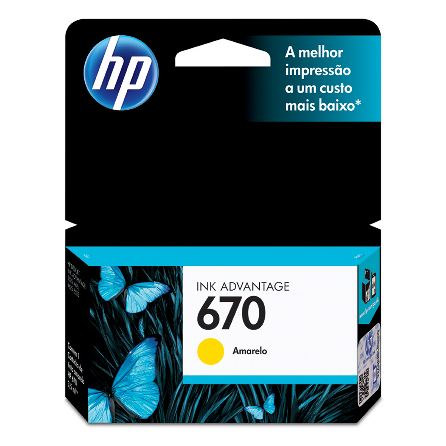 CARTUCHO HP CZ116AB AMARELO 670 (3,5 ML)