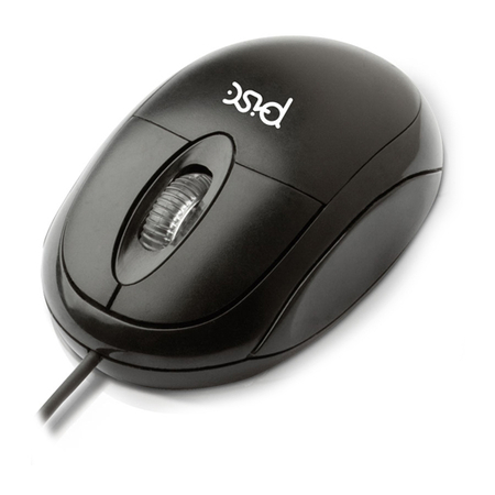 MOUSE USB MINI PISC PRETO 1807