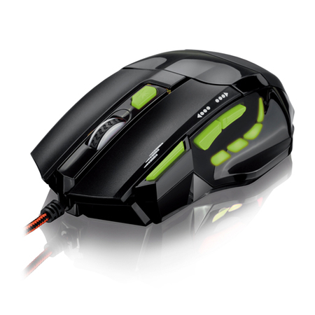 MOUSE USB GAMER 7 BOTÕES 2400DPI (MO208)