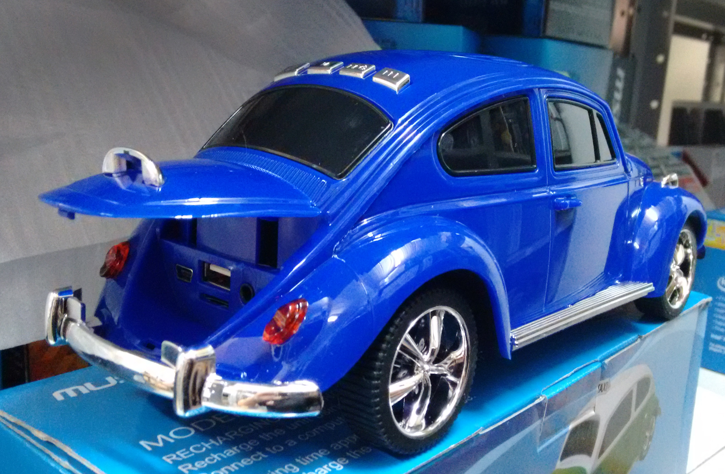 CX SOM PORTATIL FUSCA ELV-C21 ROXO