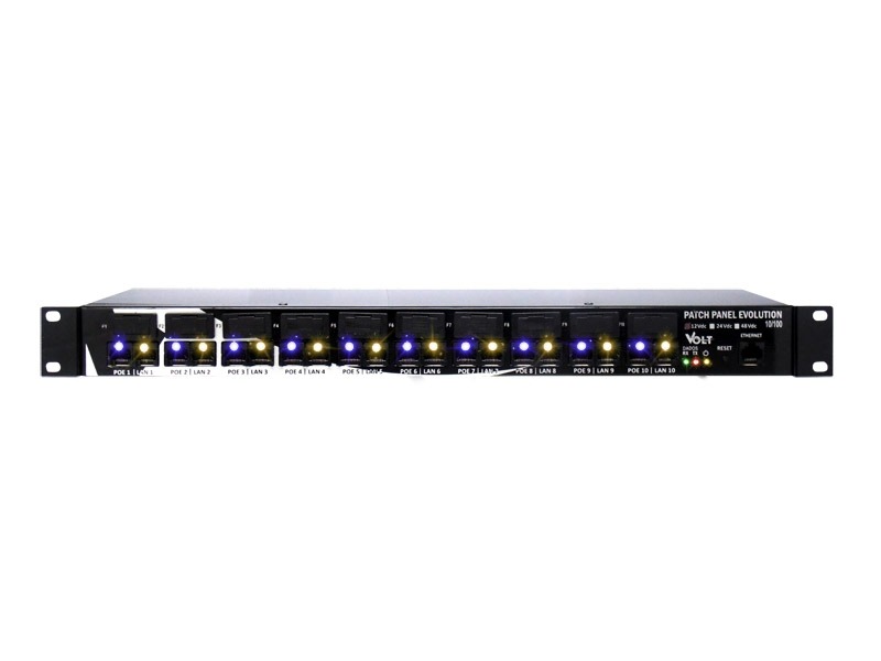 PATCH PANEL 12V/24V 12LAN/10POE